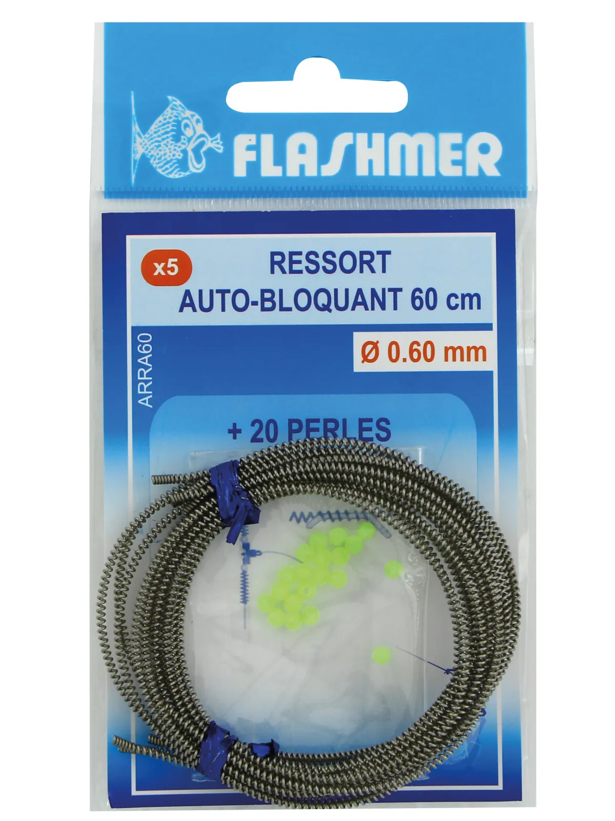 SELF-LOCKING SPRING + BEADS