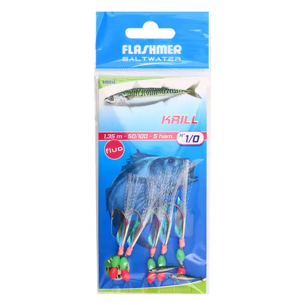 Produit BAS DE LIGNE KRILL - 5 HAMEÇONS Image