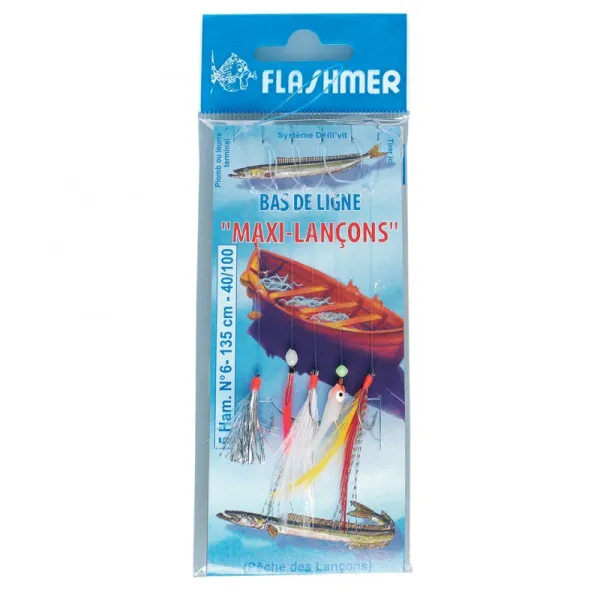 Produit BAS DE LIGNE MAXI-LANÇONS - 5 HAMEÇONS Image