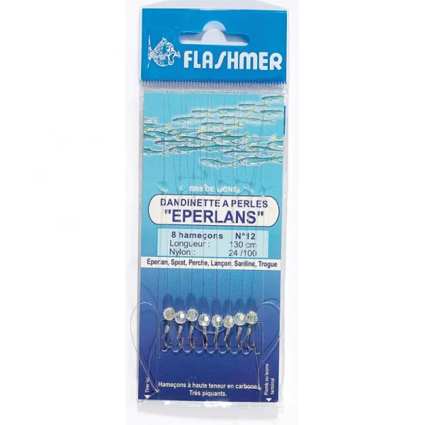 Product SMELT BEADED DROP SHOT RIG - 8 HOOKS Image