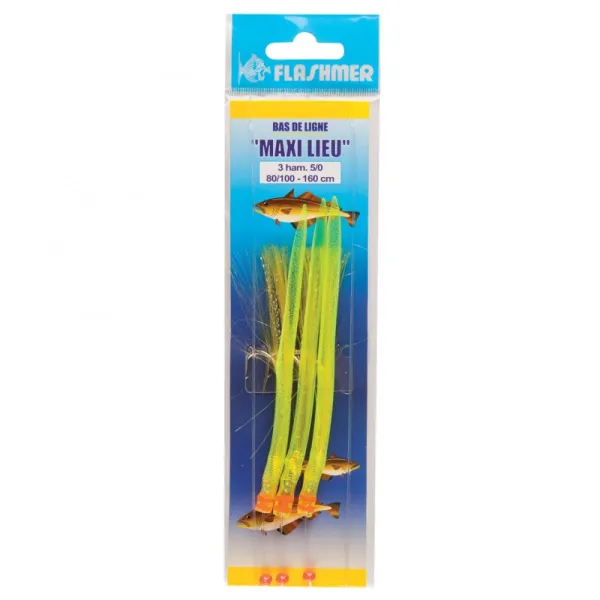 Produit BAS DE LIGNE MAXI LIEU - 3 HAMEÇONS Image