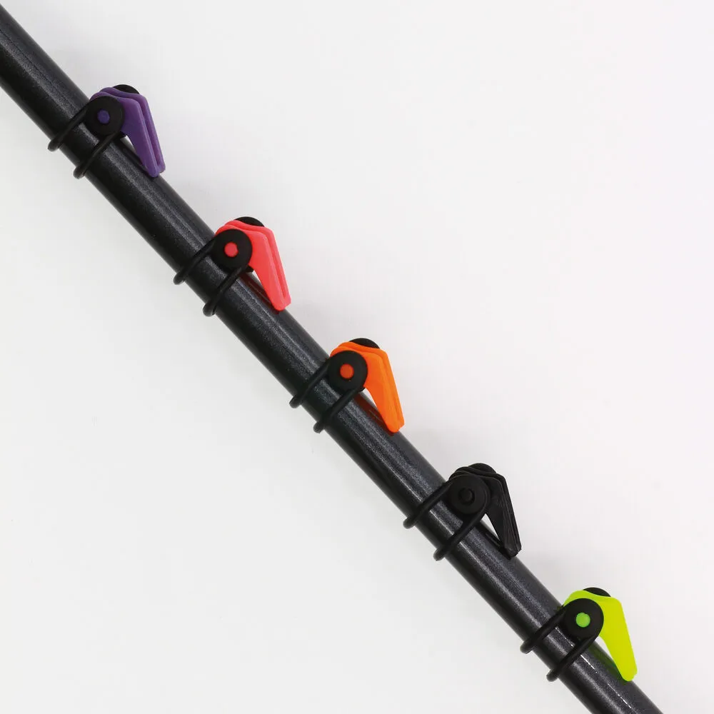 CLIP LEURRE + ELASTIQUE SILICONE - x2