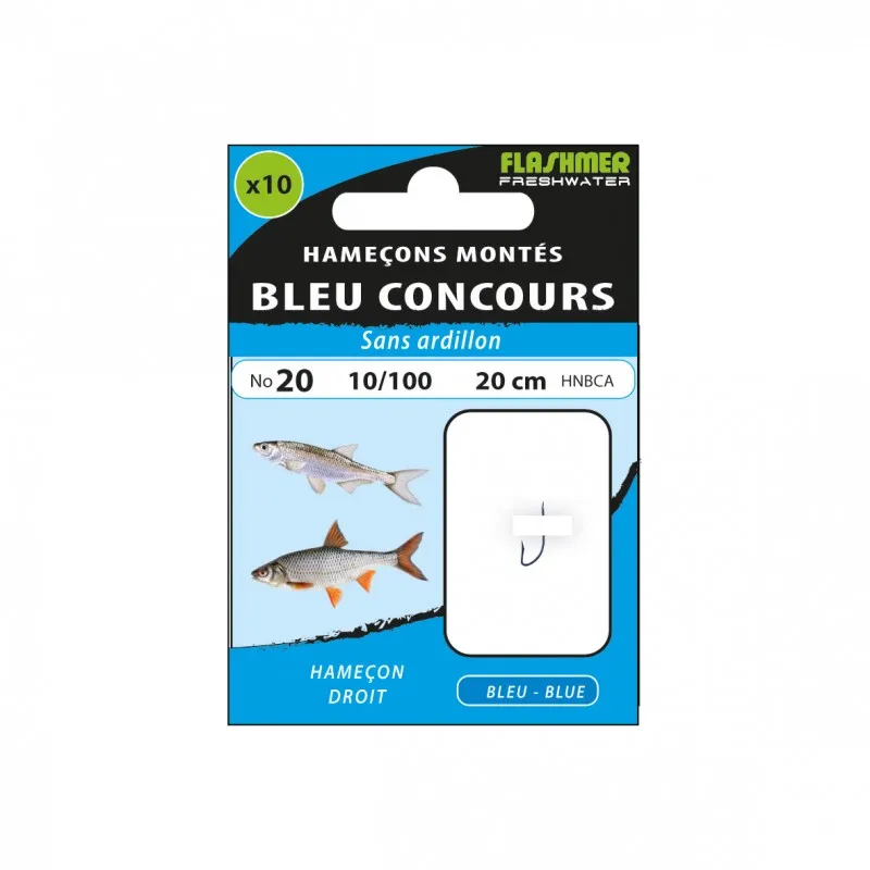 HAMEÇON MONTÉ BLEU CONCOURS SANS ARDILLON
