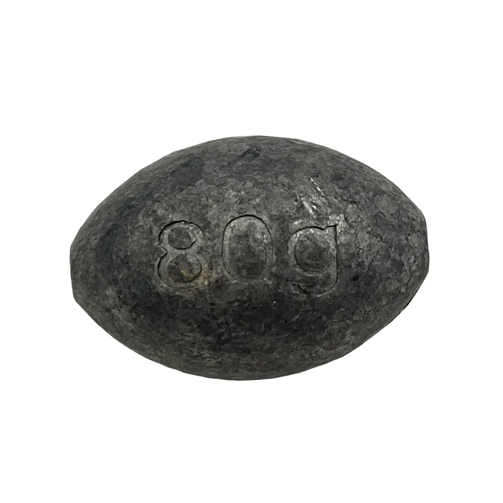 ROUNDED OLIVE-SHAPED WEIGHTED SINKER