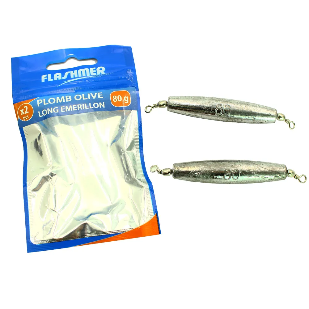 LONG OLIVE SINKER + SWIVEL