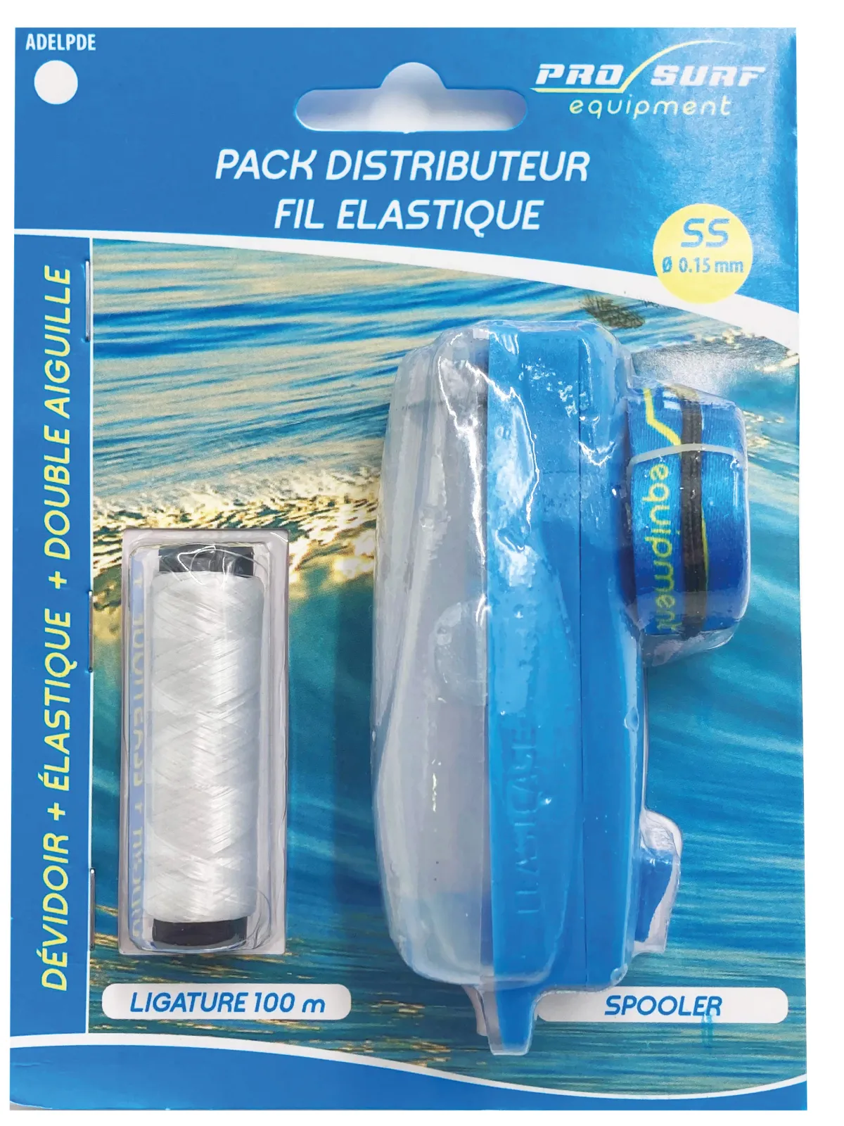 PACK DISTRIBUTEUR ELASTIQUE LIGATURE A APPAT 100 m