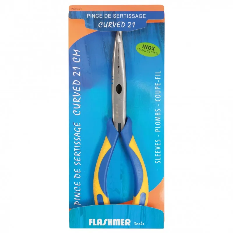 CURVED STAINLESS STEEL TONGS