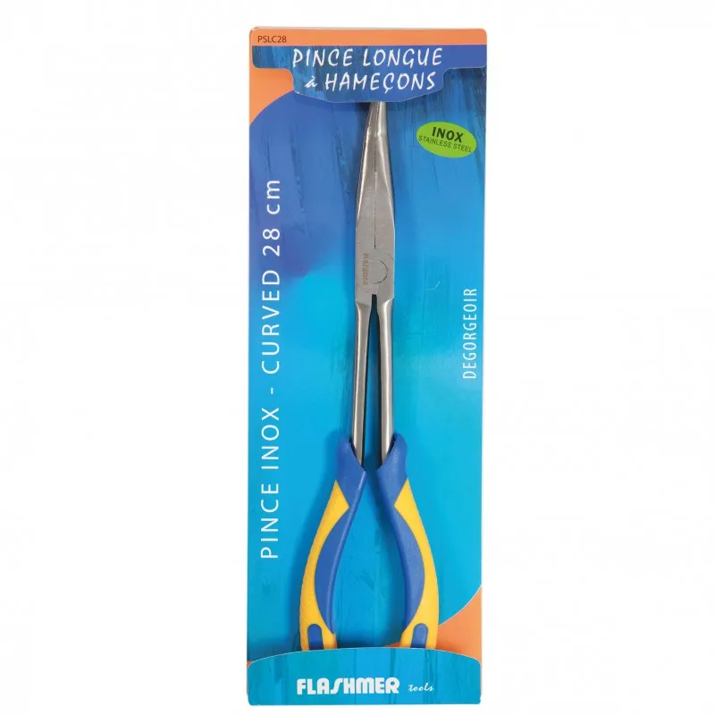 LONG HOOK-Tipped Pliers - 28 cm, STAINLESS STEEL