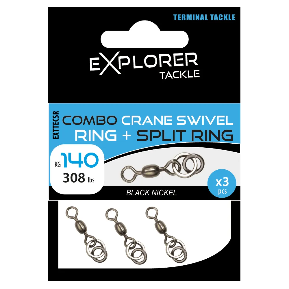 CRANE SWIVEL RING + SPLIT RING COMBO