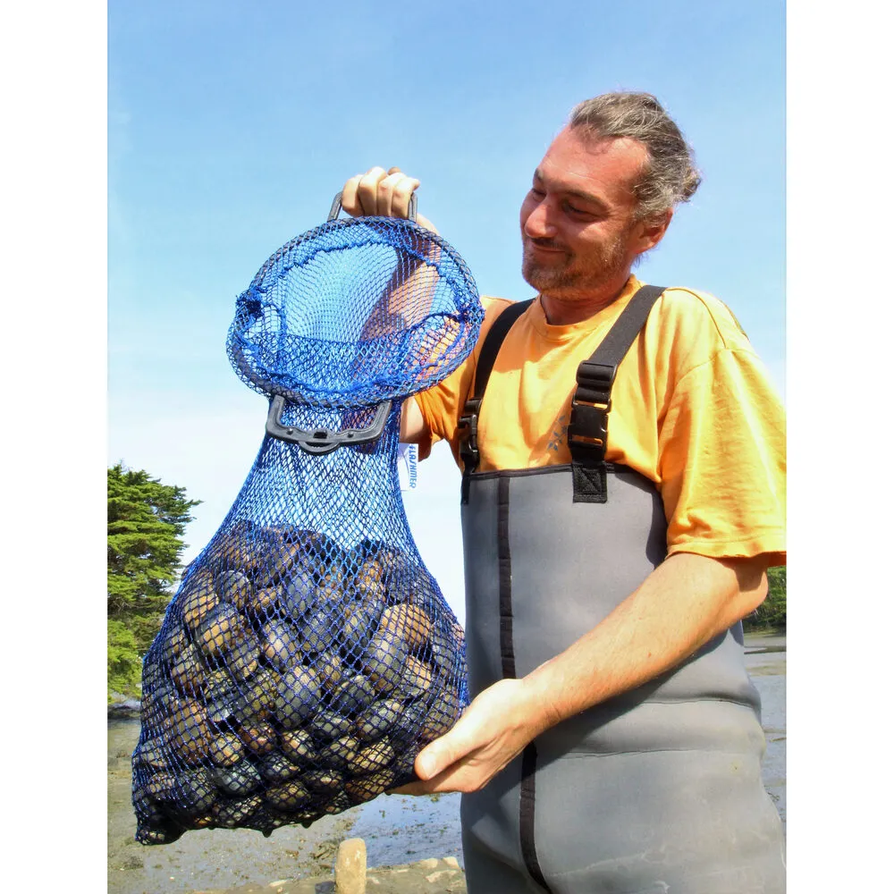 SAC A POISSON - COQUILLAGES - 50 X 40 C M