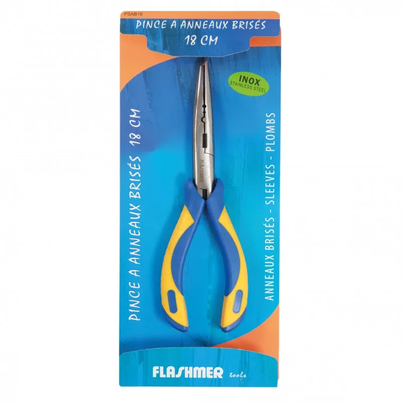 PINCE A ANNEAUX BRISES - 18 CM INOX