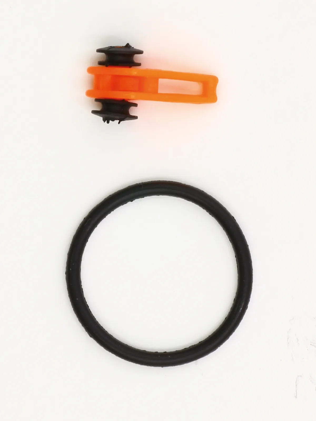 CLIP LEURRE + ELASTIQUE SILICONE - x2