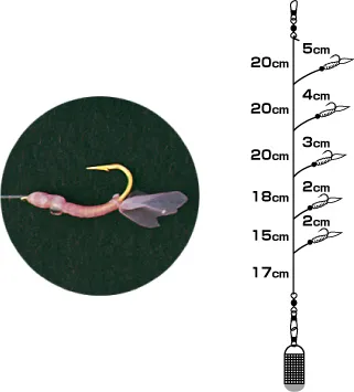 CHUM BUCKET WITH SHRIMP SKIN - Sabiki Fish Catchers