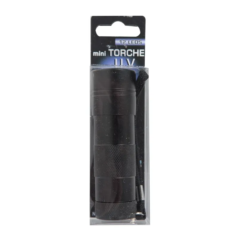 MINI-TORCHE U.V. 12 leds - Ø 3 cm - 1,5 volts