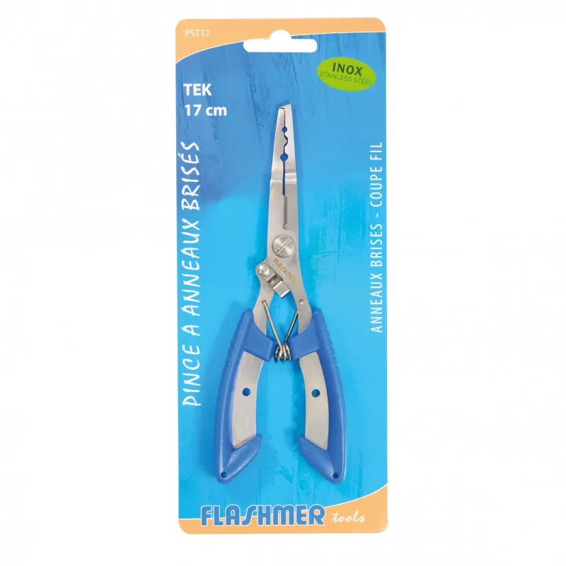 TEK 17 CM STAINLESS STEEL TONGS