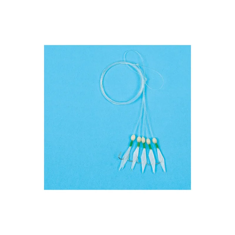GREEN FISH RIG - 5 HOOKS