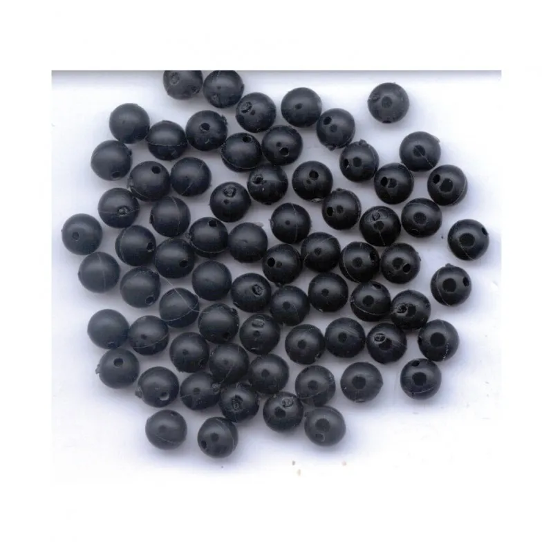 HARD BLACK BEADS - BULK PACK OF 1,000