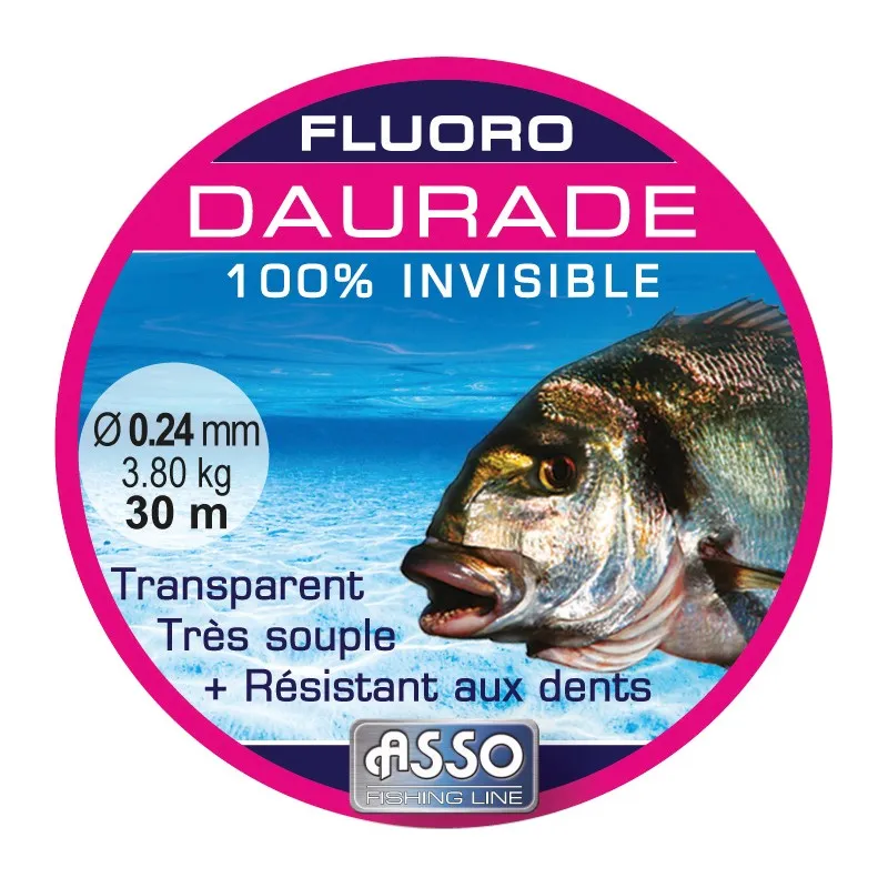FLUORO CARBON FLUORO SEA BREAM - 30 m - NATURAL