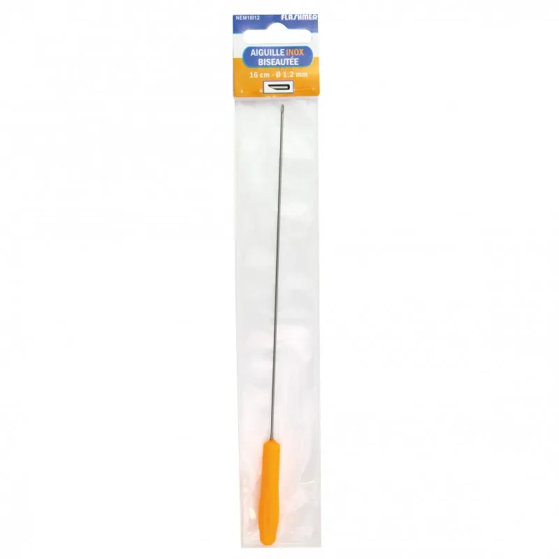 AIGUILLE BISEAUTÉE A MANCHE EN PLASTIQUE INOX