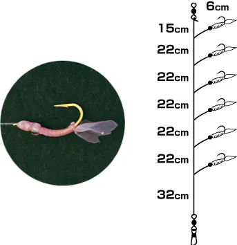 Pink Shrimp Skin - Sabiki Fish Catchers