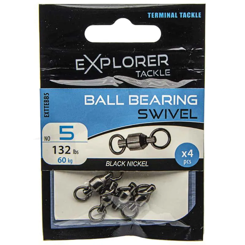BALL BEARING SWIVEL - BLACK NICKEL