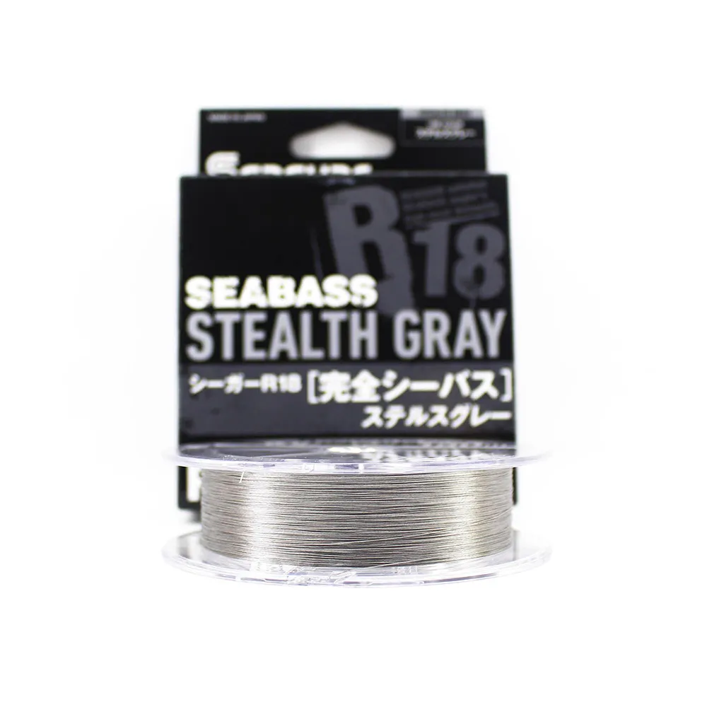 PE X8 R-18 Seabass Stealth Gray - 150 m