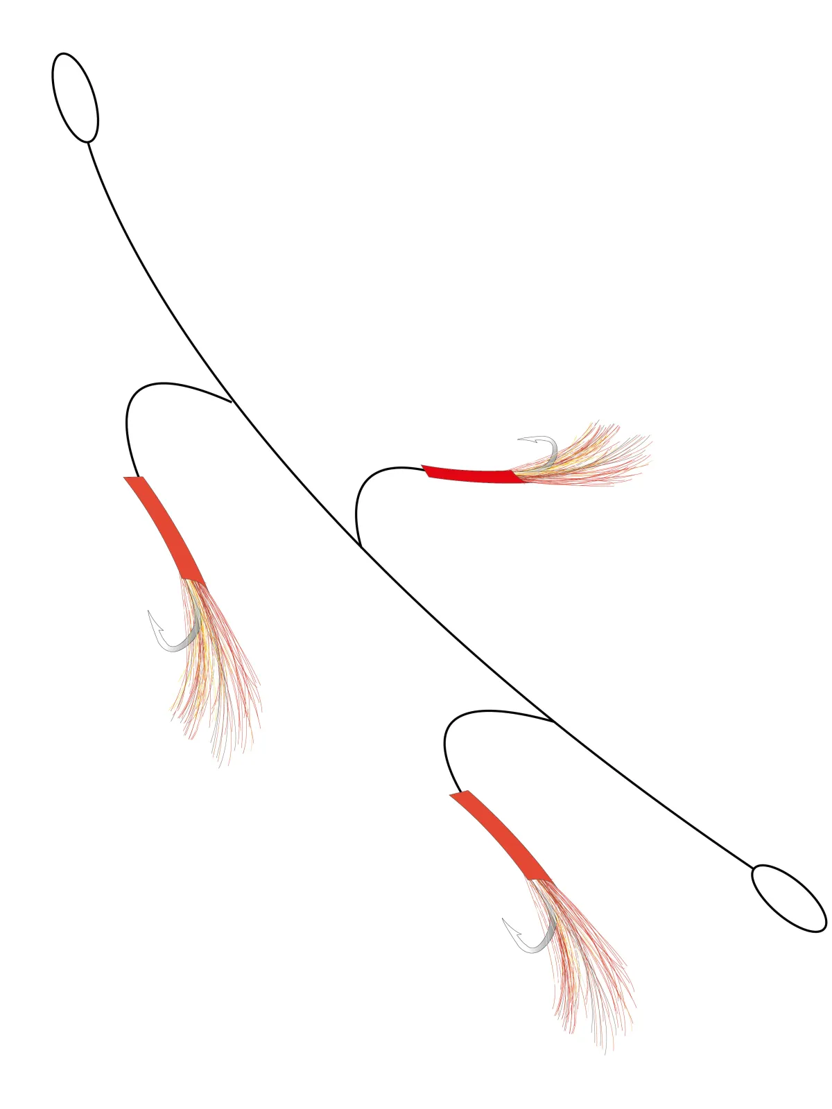 SPECIAL POLLACK RIG - 7 HOOKS
