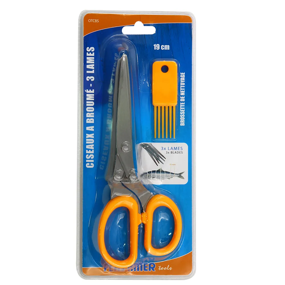 3-BLADE BLUNTEED SCISSORS, 15 mm