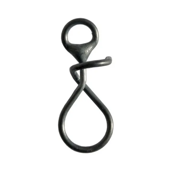 COIL SNAP - BLACK NICKEL - 10-pack