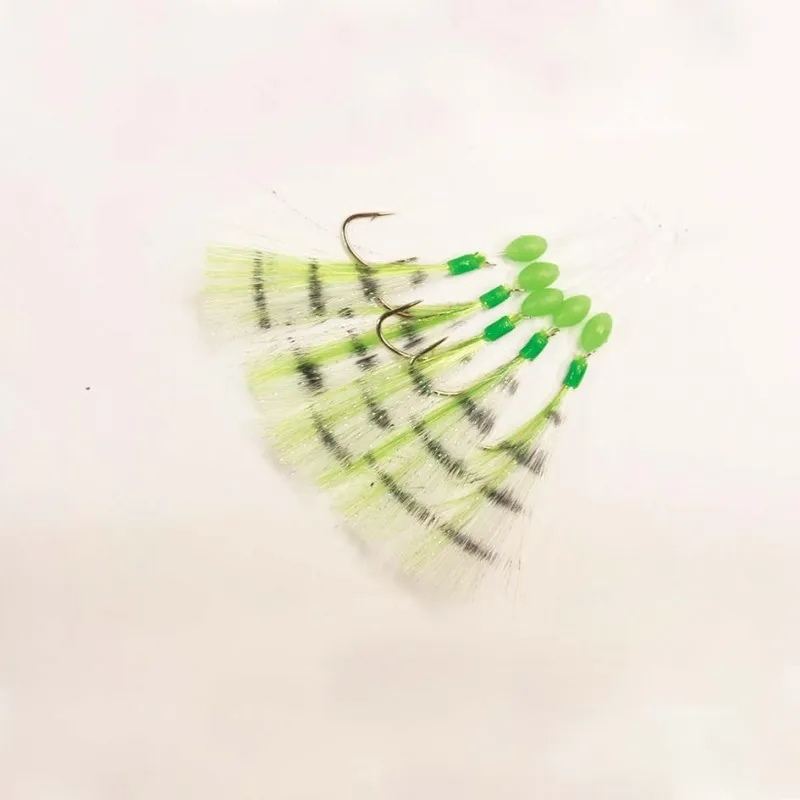 MACK BLUE RIG - 5 HOOKS, SIZE 1/0