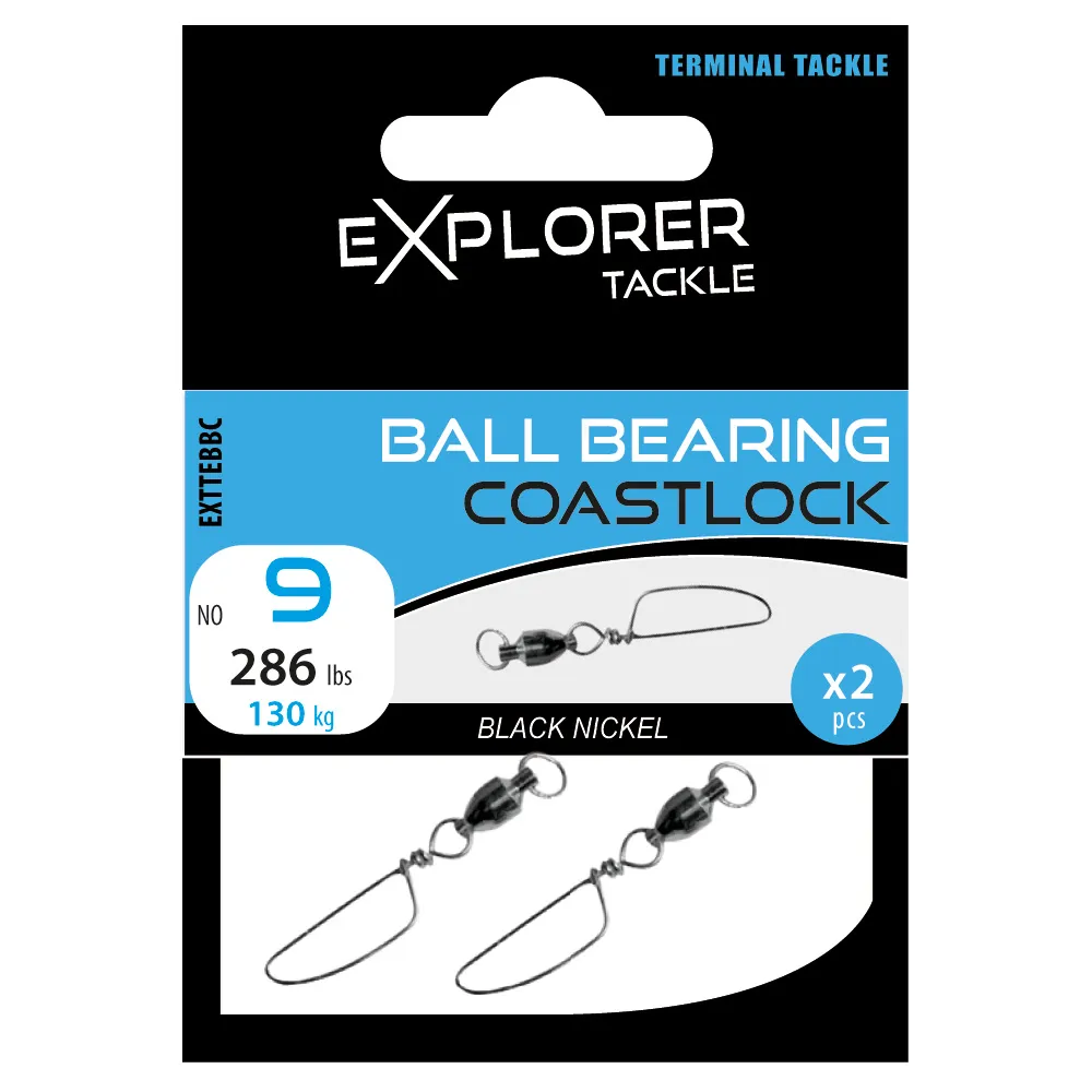 BALL BEARING COASTLOCK - BLACK NICKEL