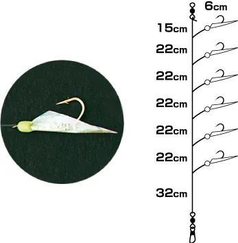 Gold Rainbow Skin - Sabiki Fish Catchers