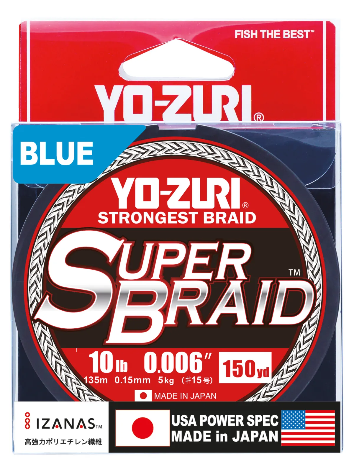 TRESSE SUPER BRAID - 137 m - BLEU