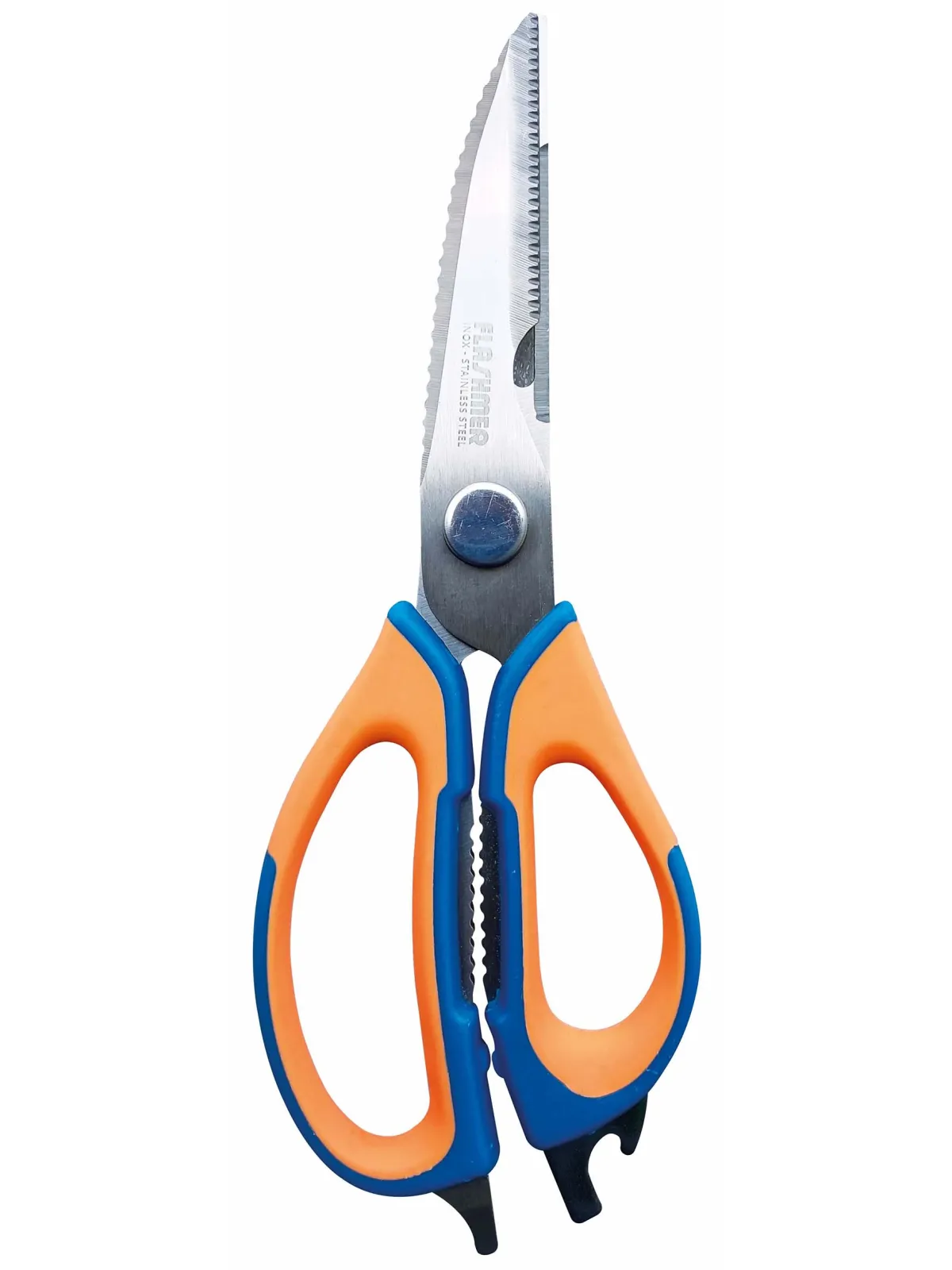 21 CM STAINLESS STEEL TAIL-CUTTING AND SCALING SCISSORS