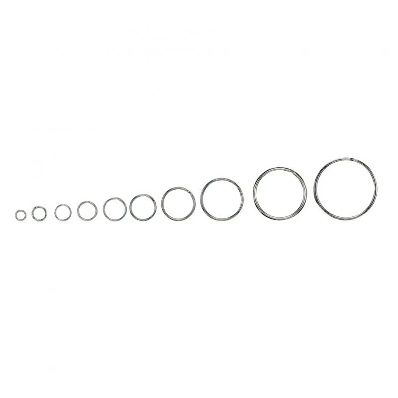 STAINLESS STEEL SPLIT RINGS - BULK PACK OF 100