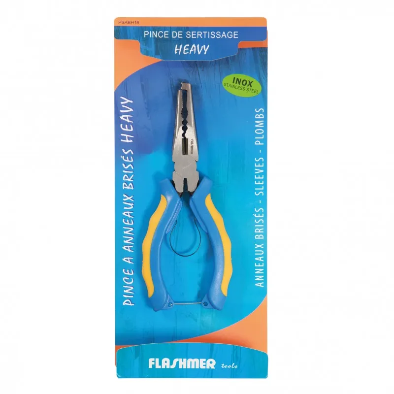 PINCE DE SERTISSAGE HEAVY 16 CM INOX