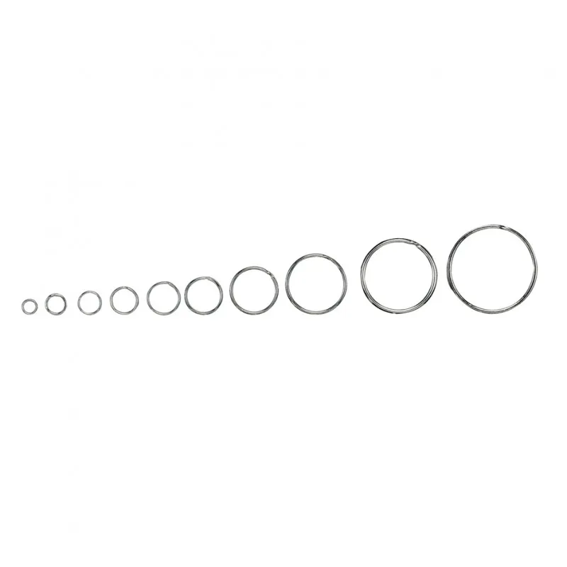 STAINLESS STEEL SPLIT RINGS - BULK PACK OF 100