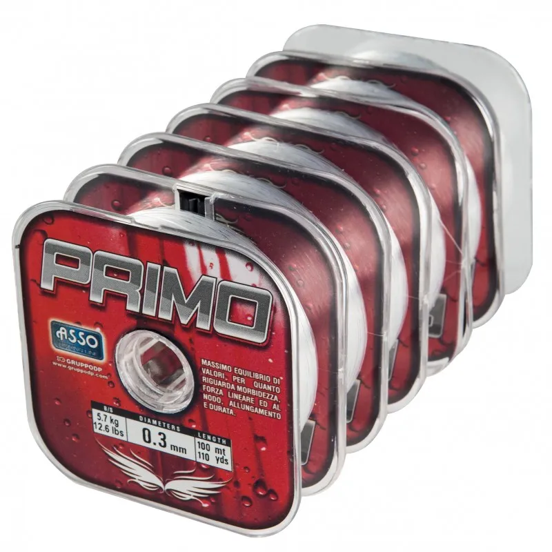 NYLON PRIMO – 100 m CONNECTÉS – CRISTAL