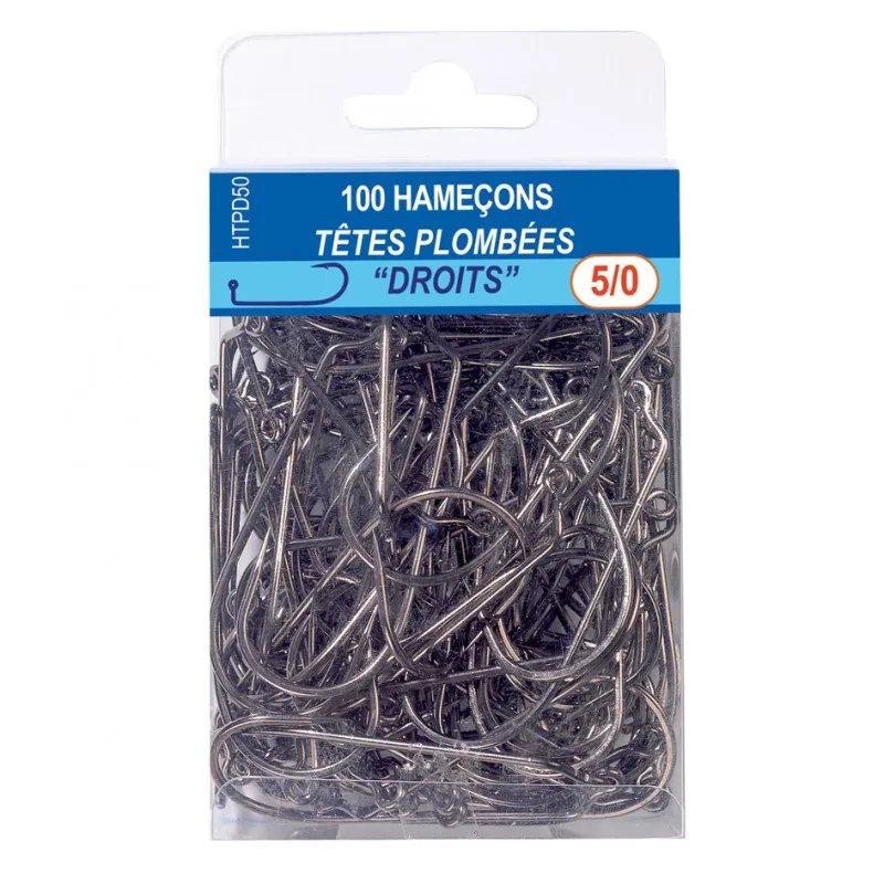 WEIGHTED JIG HEAD HOOK - 90° STRAIGHT