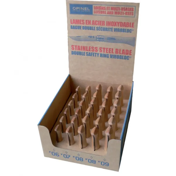 Product DISPLAY STAND X30 STAINLESS STEEL KNIVES - No. 6 - No. 7 - No. 8 - No. 9 Image
