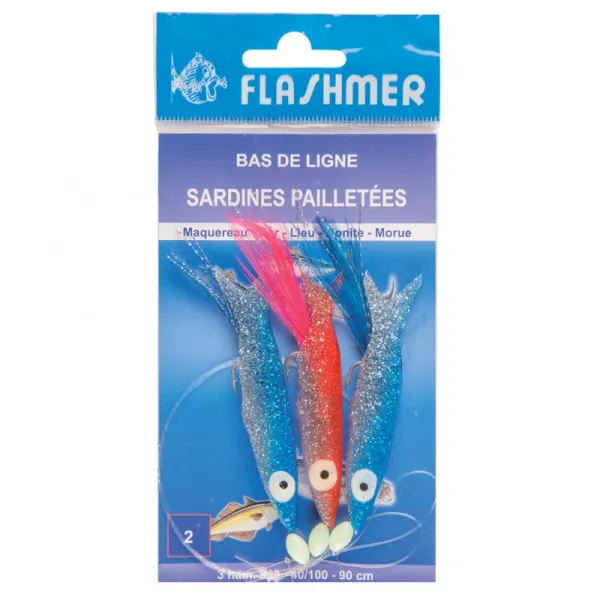 Product GLITTERY SARDINE LURES - 3 HOOKS Image