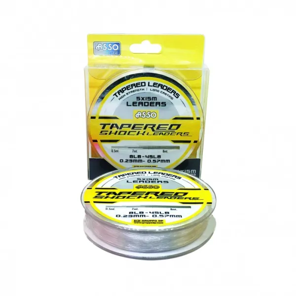 Product NYLON TAPERED SHOCK LEADER PROTECTOR 5x 15 m - CRISTAL Image