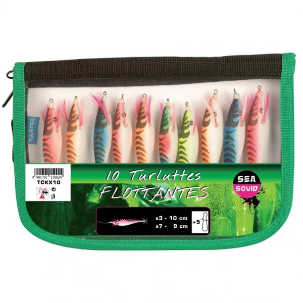 Produit TROUSSE DE 10 TURLUTTES FLOTTANTES Image