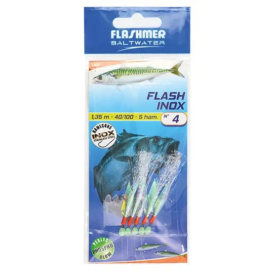 Product STAINLESS STEEL MACKEREL LURE - 5 HOOKS - WHITE Image