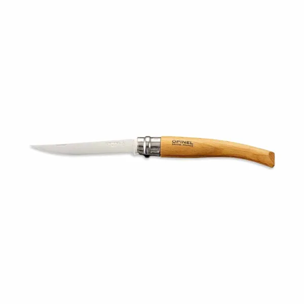 Product TAPERED FOLDING KNIFE - BEECHWOOD / STAINLESS STEEL Image