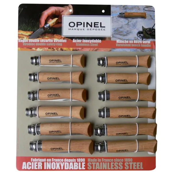 Product SET OF 12 STAINLESS STEEL KNIVES - No. 6 - No. 7 - No. 8 Image