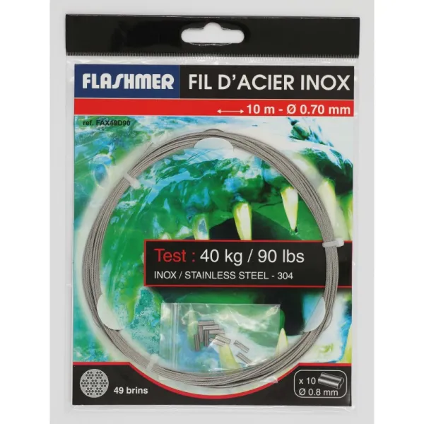Produit FIL D'ACIER TRESSÉ 49 BRINS - 10 m Image