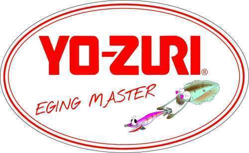 AUTO-COLLANT YO-ZURI EGING MASTER OVALE BLANC