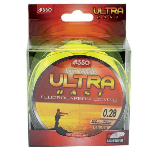 NYLON ULTRA CAST JAUNE MAT - 150 m