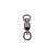 EMERILLON BALL BEARING SWIVEL - BLACK NICKEL